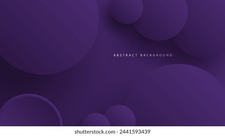 Modern neumorphism abstract background. Gradient background with neumorphism circles. Minimal abstract clean paper 3d design template. Circular neumorphic frame banner. Realistic paper surface. Vector