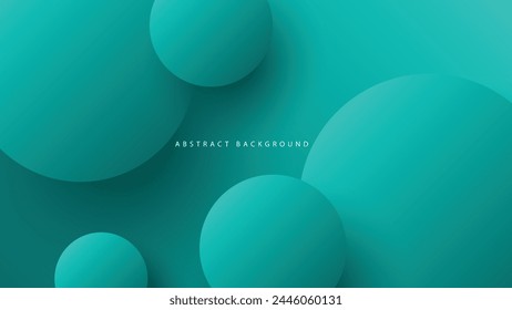Modern neumorphism abstract background. Gradient background with neumorphism circles. Minimal abstract clean paper 3d design template. Circular neumorphic frame banner. Realistic paper surface. Vector