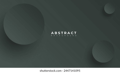 Modern neumorphism abstract background. Gradient background with neumorphism circles. Minimal abstract clean paper 3d design template. Circular neumorphic frame banner. Realistic paper surface. Vector
