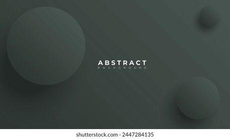 Modern neumorphism abstract background. Gradient background with neumorphism circles. Minimal abstract clean paper 3d design template. Circular neumorphic frame banner. Realistic paper surface. Vector