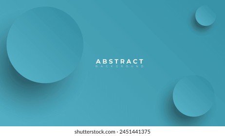 Fondo abstracto del neumorfismo moderno. Fondo de degradado con círculos de neumorfismo. Plantilla de diseño 3D de papel limpio abstracto mínimo. Anuncio circular neumórfico. Superficie de papel realista. Vector