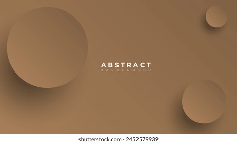 Fondo abstracto del neumorfismo moderno. Fondo de degradado con círculos de neumorfismo. Plantilla de diseño 3D de papel limpio abstracto mínimo. Anuncio circular neumórfico. Superficie de papel realista. Vector