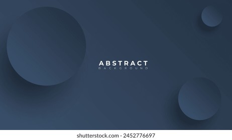 Modern neumorphism abstract background. Gradient background with neumorphism circles. Minimal abstract clean paper 3d design template. Circular neumorphic frame banner. Realistic paper surface. Vector