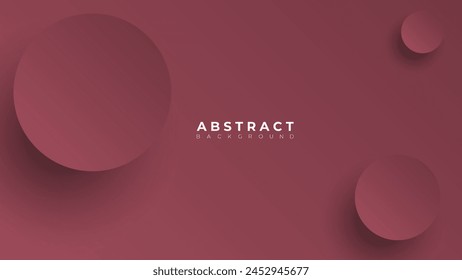 Modern neumorphism abstract background. Gradient background with neumorphism circles. Minimal abstract clean paper 3d design template. Circular neumorphic frame banner. Realistic paper surface. Vector