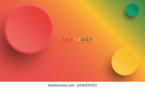 Modern neumorphism abstract background. Gradient background with neumorphism circles. Minimal abstract clean paper 3d design template. Circular neumorphic frame banner. Realistic paper surface. Vector