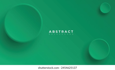 Fondo abstracto del neumorfismo moderno. Fondo de degradado con círculos de neumorfismo. Plantilla de diseño 3D de papel limpio abstracto mínimo. Anuncio circular neumórfico. Superficie de papel realista. Vector