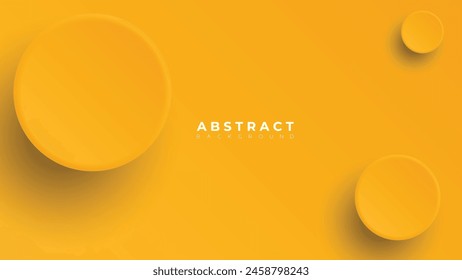 Modern neumorphism abstract background. Gradient background with neumorphism circles. Minimal abstract clean paper 3d design template. Circular neumorphic frame banner. Realistic paper surface. Vector