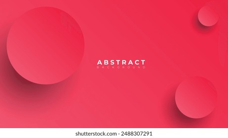 Fondo abstracto del neumorfismo moderno. Fondo de degradado con círculos de neumorfismo. Plantilla de diseño 3D de papel limpio abstracto mínimo. Anuncio circular neumórfico. Superficie de papel realista. Vector