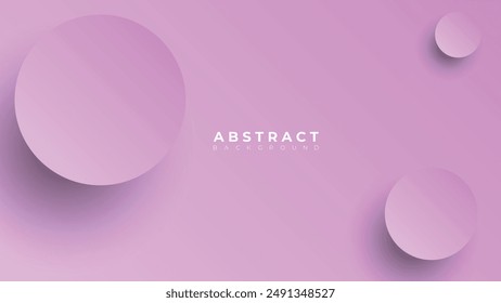 Fondo abstracto del neumorfismo moderno. Fondo de degradado con círculos de neumorfismo. Plantilla de diseño 3D de papel limpio abstracto mínimo. Anuncio circular neumórfico. Superficie de papel realista. Vector