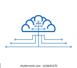 Modern Neural Networks vector flat illustration. 