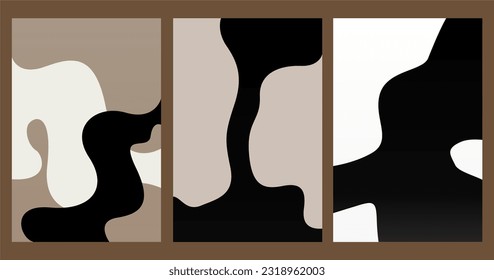 Modern Neutral Abstract Art Print. Abstract Wall Decor. Beige Wall Art Decoration