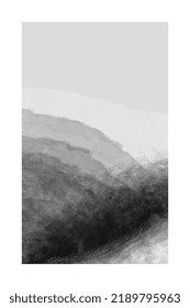 Modern Neutral Gallery Wall Art, Simple Abstract Minimalist Brush Strokes Art, Printable Wall Art