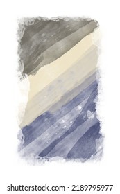 Modern Neutral Gallery Wall Art, Simple Abstract Minimalist Brush Strokes Art, Printable Wall Art