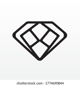 Modern New Abstract Diamond Shape