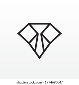 Nueva forma abstracta moderna del diamante