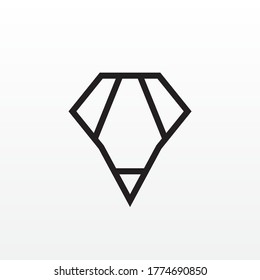Modern New Abstract Diamond Shape