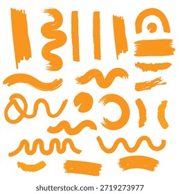 Modern new brush effect design