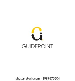 modern new Gi guide point logo design