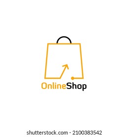 Modern New Online Shopping Logo. EPS10