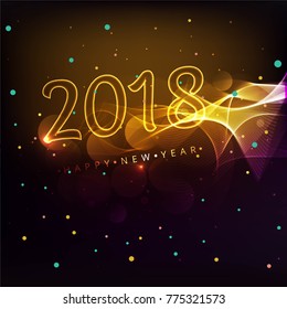 Modern new year 2018 background