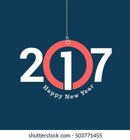 Modern new year card