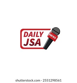 design de logotipo de notícias modernas para mídia