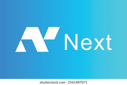 Modern Next with letter N Logo designs concept vector, Arrow logo designs concept