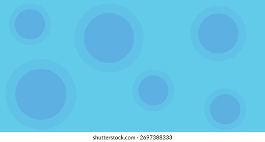 Moderno Fondo minimalista simple Fondo azul Gradaciones Circle Effect Fondo abstracto de Memphis Buen Diseño gráfico de diseño de luz de arte