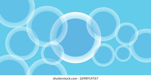 Moderno Fondo minimalista simple Fondo azul Gradaciones Circle Effect Fondo abstracto de Memphis Buen Diseño gráfico de diseño de luz de arte