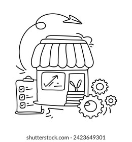 Modern Niche Marketing Flat Illustration Eye catching Web Advertising Design