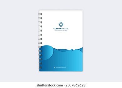 Modern Note Book cover template