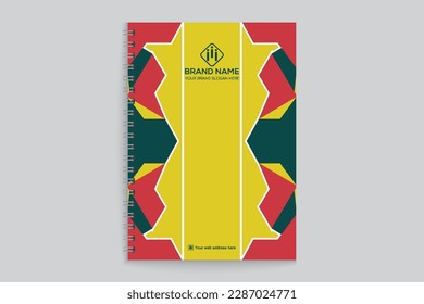 Modernes Notebook-Cover-Design, professioneller Stil