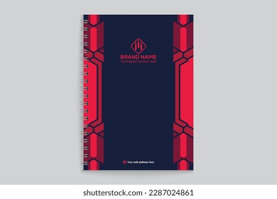 Diseño moderno de portada para portátiles estilo profesional