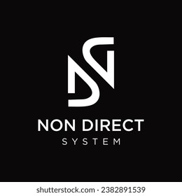 Modern NSD Letter Non Direct System company Logo Design