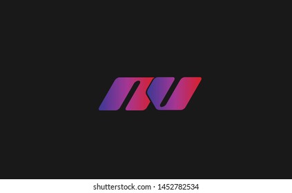 Modern nu LETTER LOGO VECTOR