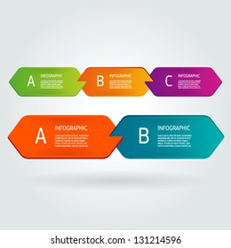 modern number list infographic banner