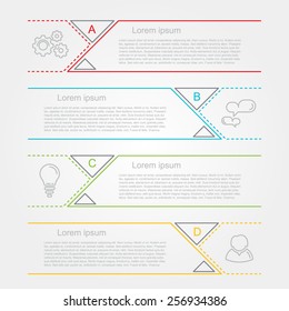 Modern Number List Infographic Banner