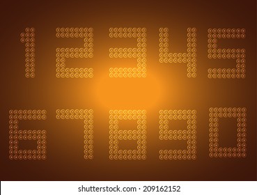 modern numbers set. 