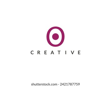 Modern O Latter Logo- Abstract Logo Template.