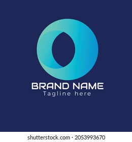 Modern O Letter Logo Template Design Vector