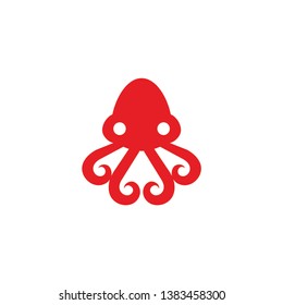 modern octopus animal logo. vector eps 10