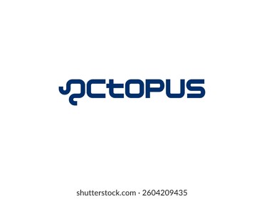 modern octopus vector illustration logo