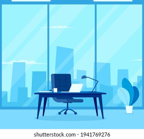 Modern office background. Clipart image