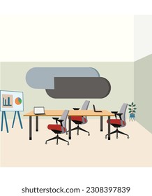 Modern office background vector images 
