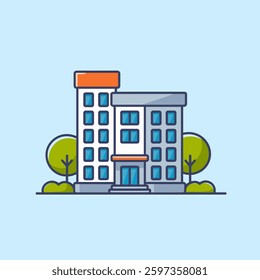 A modern office building exterior, showcasing corporate architecture, professional workspace, and business infrastructure in an urban setting.