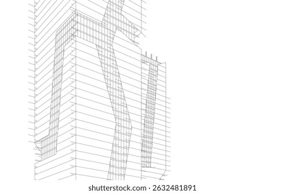 Modern office buildings vector illustration