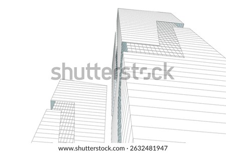 Modern office buildings vector illustration