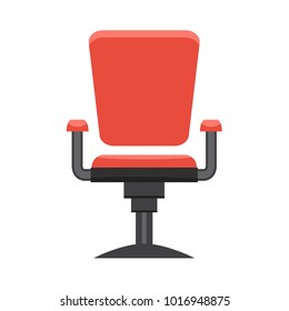 silla de oficina moderna. Vector de diseño plano.