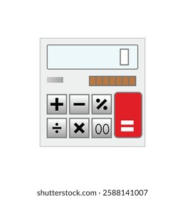 Modern office element design illustration