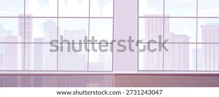 Modern office room design Workplace, modern office for team work interior office room desk chair laptop 